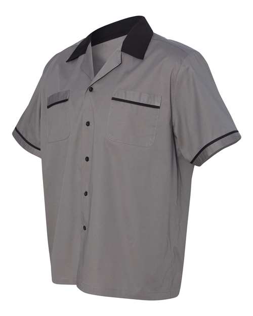 Hilton HP2244 GM Legend Bowling Shirt - Steel Black - HIT a Double
