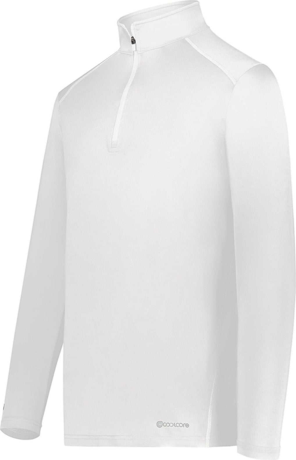Holloway 222140 Coolcore 1/4 Zip Pullover - White - HIT a Double