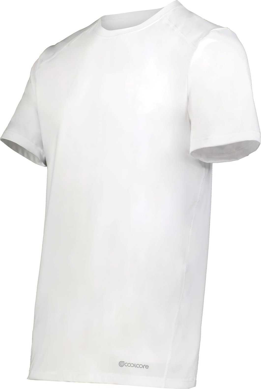 Holloway 222236 Youth Coolcore Essential Tee - White - HIT a Double