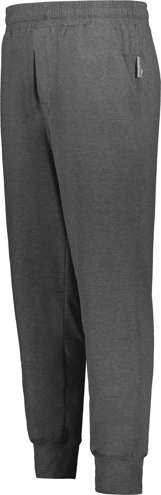 Holloway 222699 Youth Ventura Soft Knit Jogger - Carbon Heather - HIT a Double