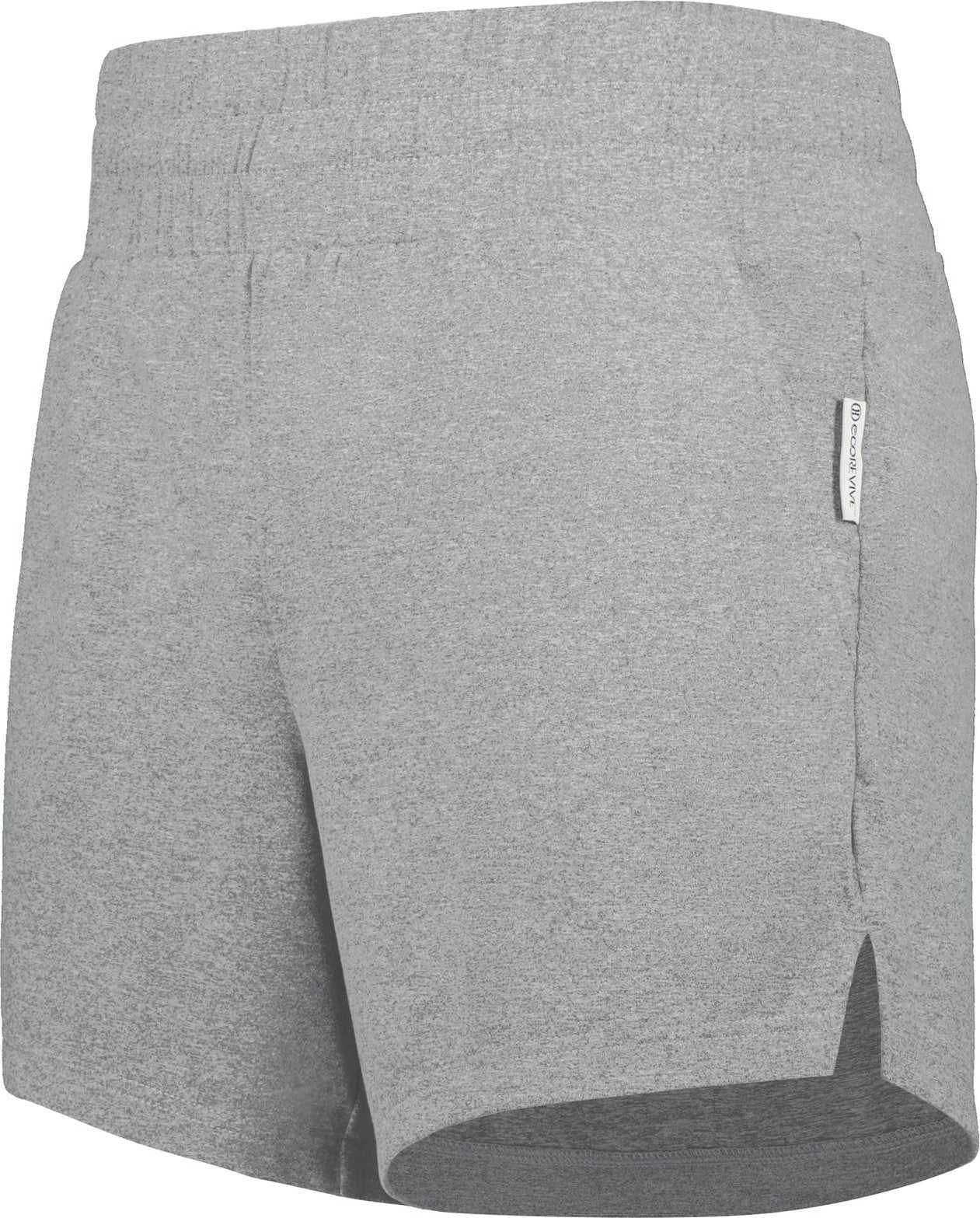 Holloway 223704 Ladies Ventura Soft Knit Shorts - Grey Heather - HIT a Double