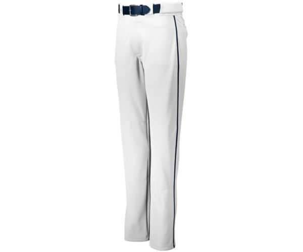 Holloway 221018 Backstop Piped Pant - White Navy - HIT a Double
