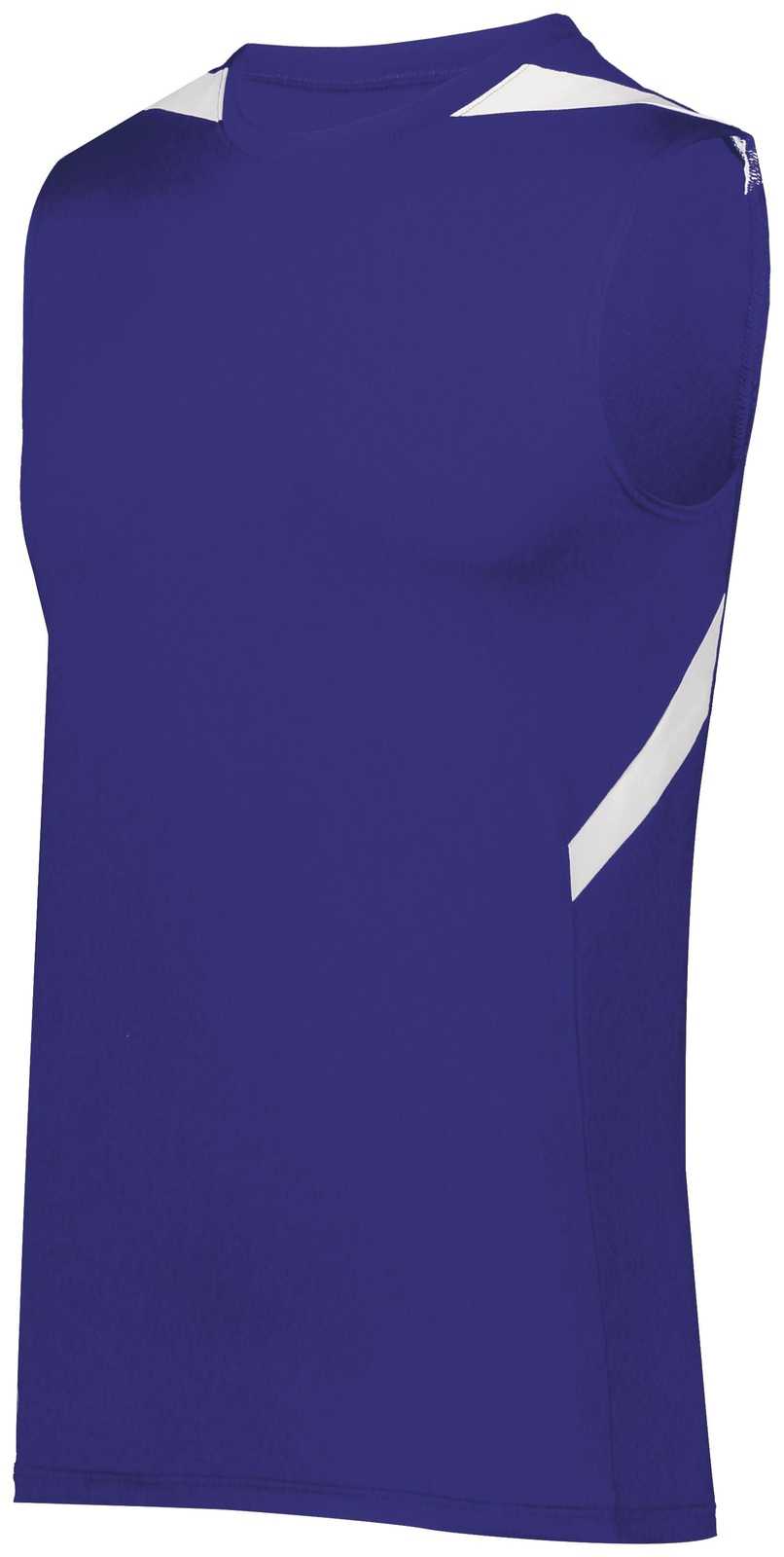 Holloway 221037 Pr Max Compression Jersey - Purple White - HIT a Double