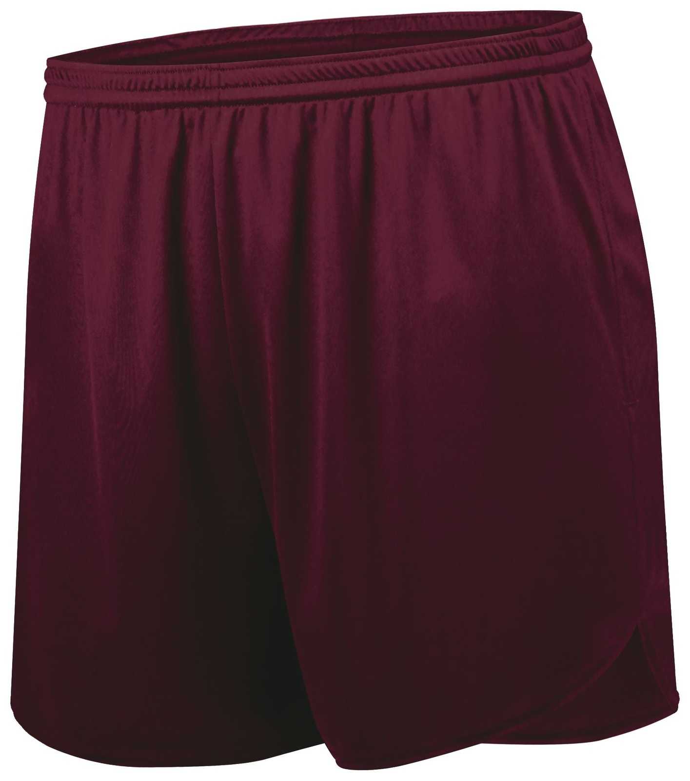 Holloway 221236 Youth Pr Max Track Shorts - Maroon - HIT a Double