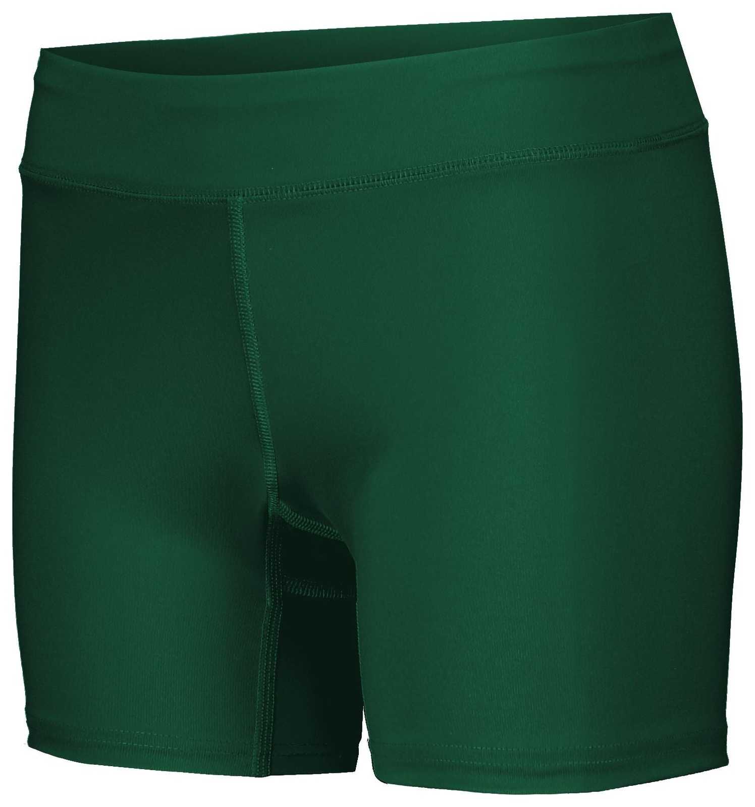 Holloway 221338 Ladies Pr Max Compression Shorts - Dark Green - HIT a Double