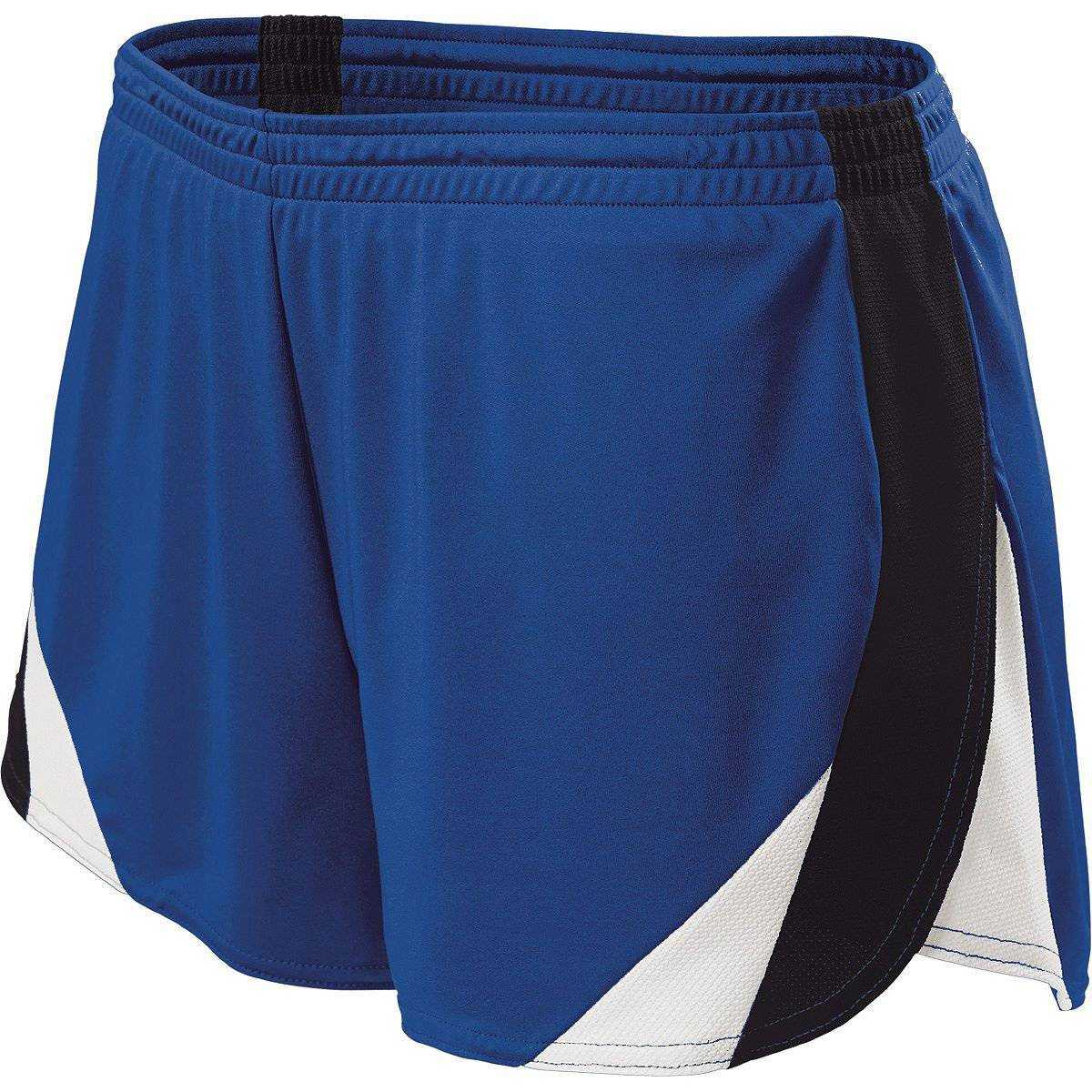 Holloway 221341 Ladies Approach Short - Royal Black White - HIT a Double