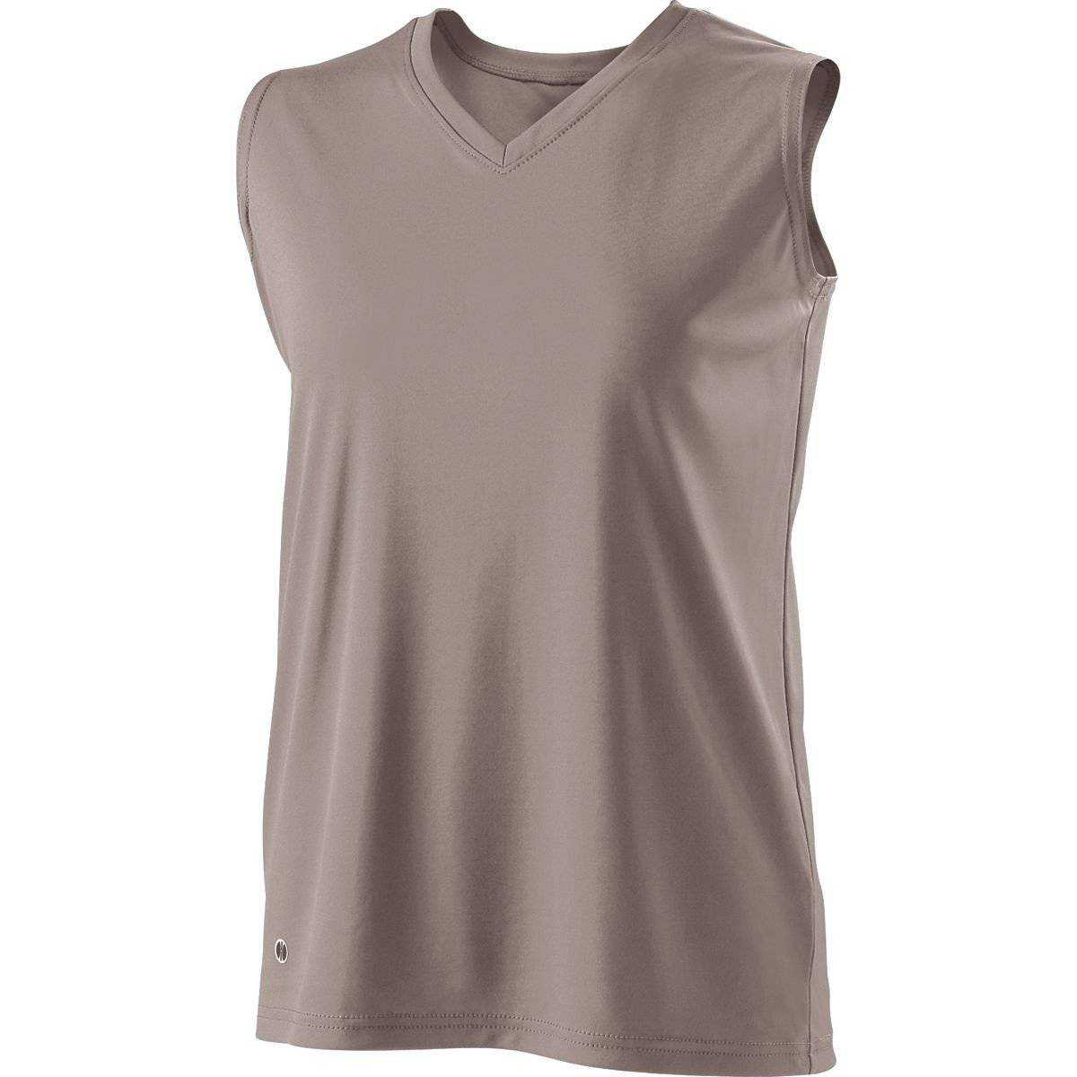 Holloway 222353 Ladies Flex Shirt - Silver Gray - HIT a Double