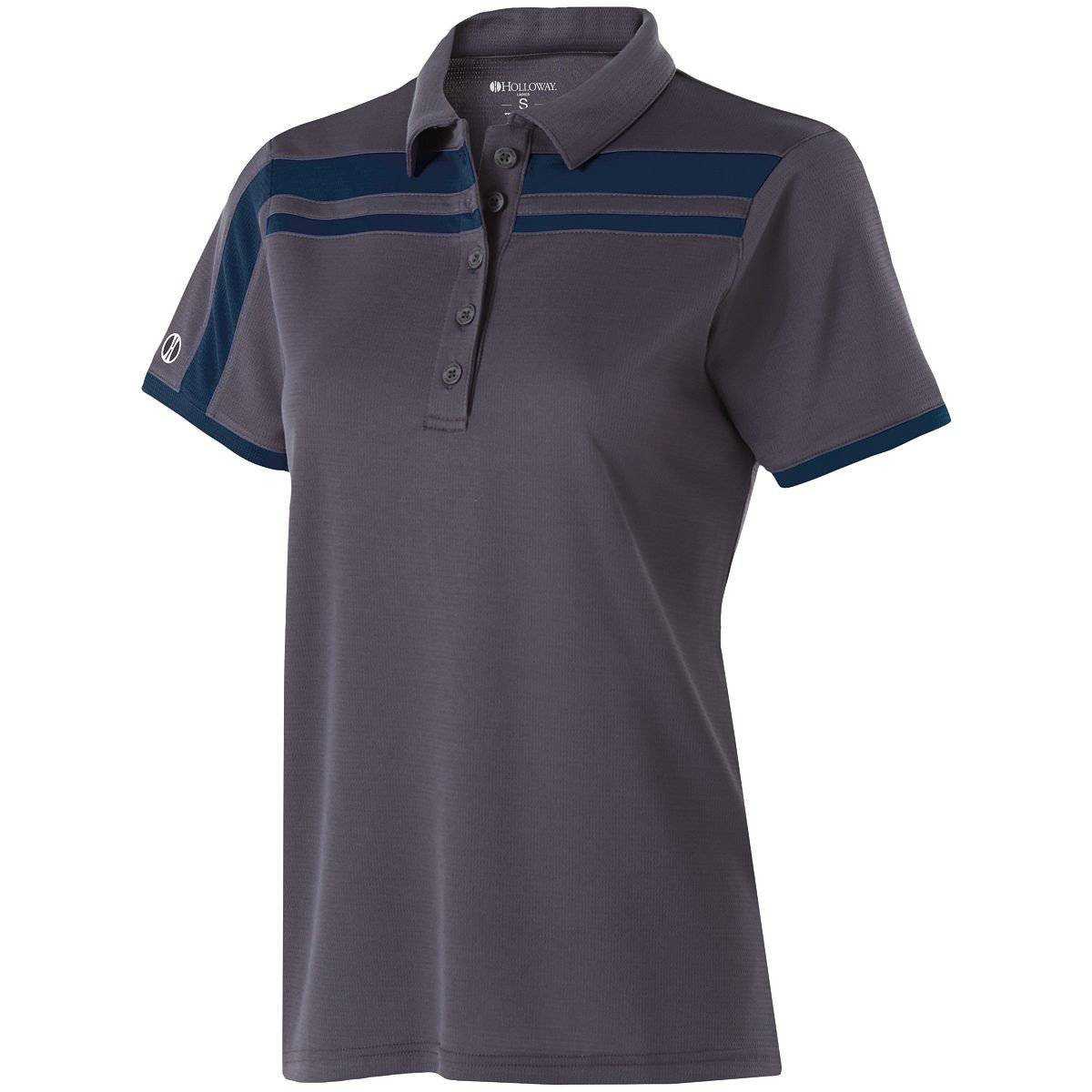 Holloway 222387 Ladies Charge Polo - Carbon Navy - HIT a Double