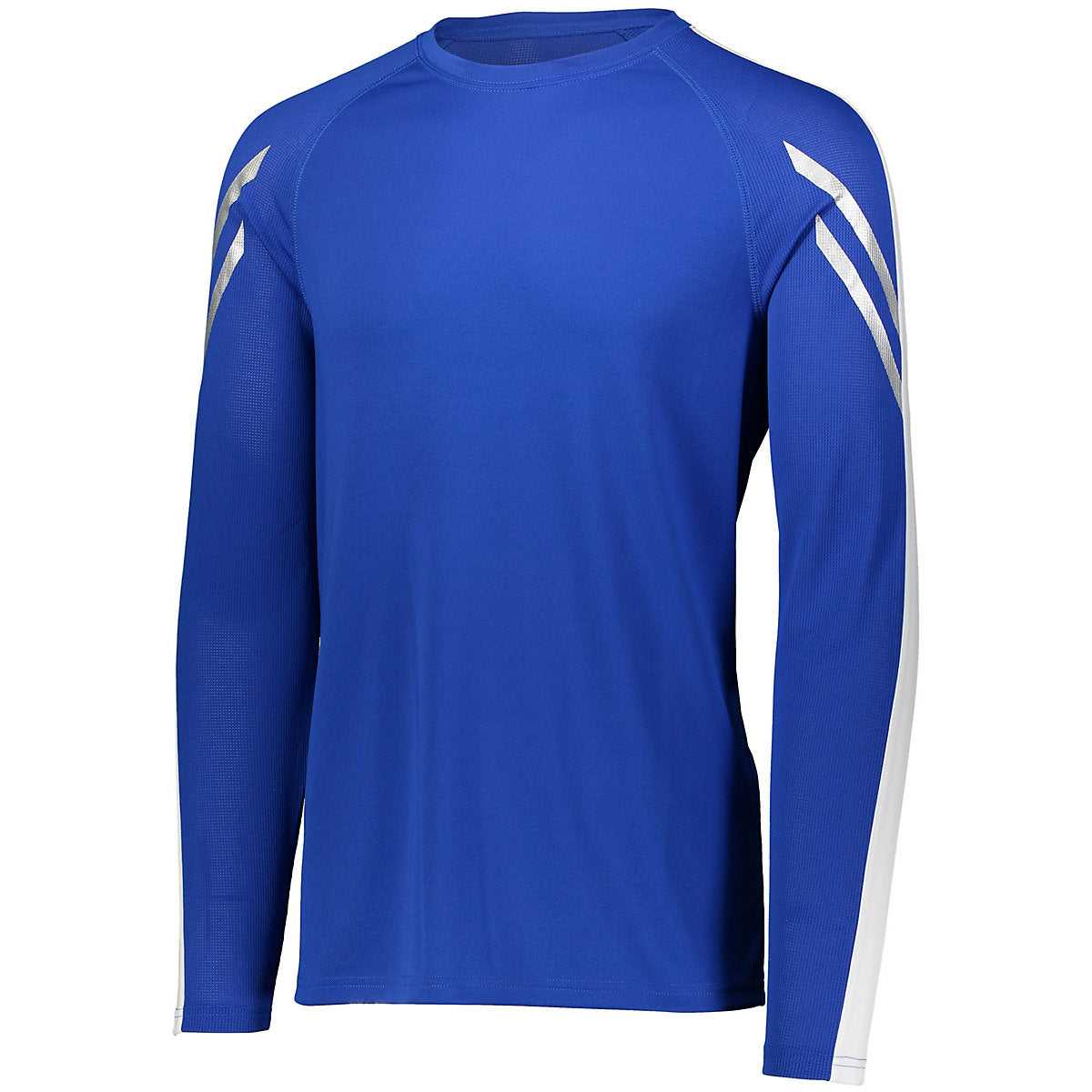 Holloway 222507 Flux Shirt Long Sleeve - Royal White - HIT a Double