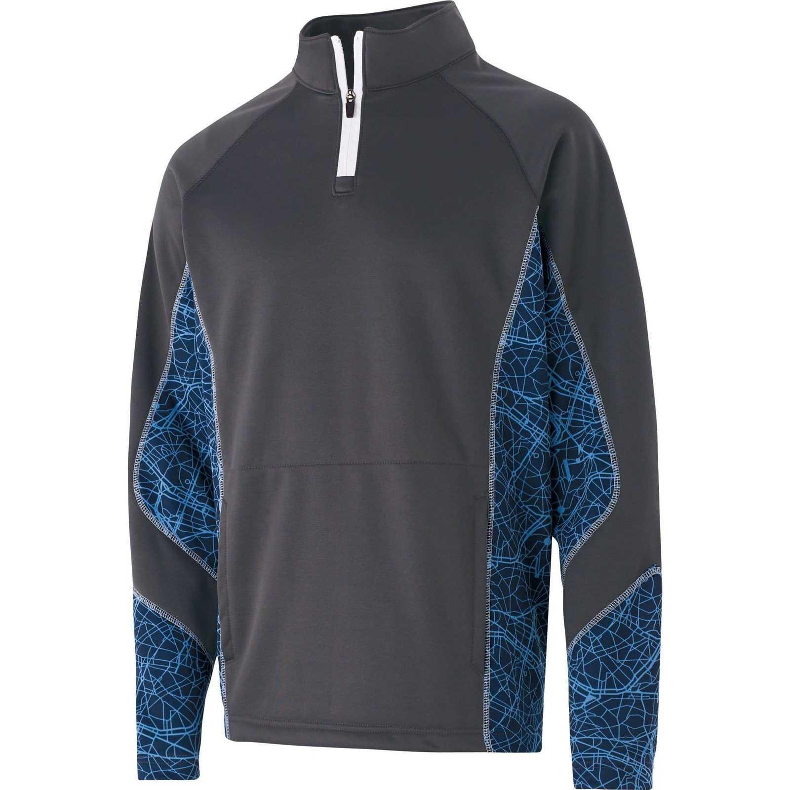 Holloway 222535 Complex Pullover - Carbon Navy White - HIT a Double