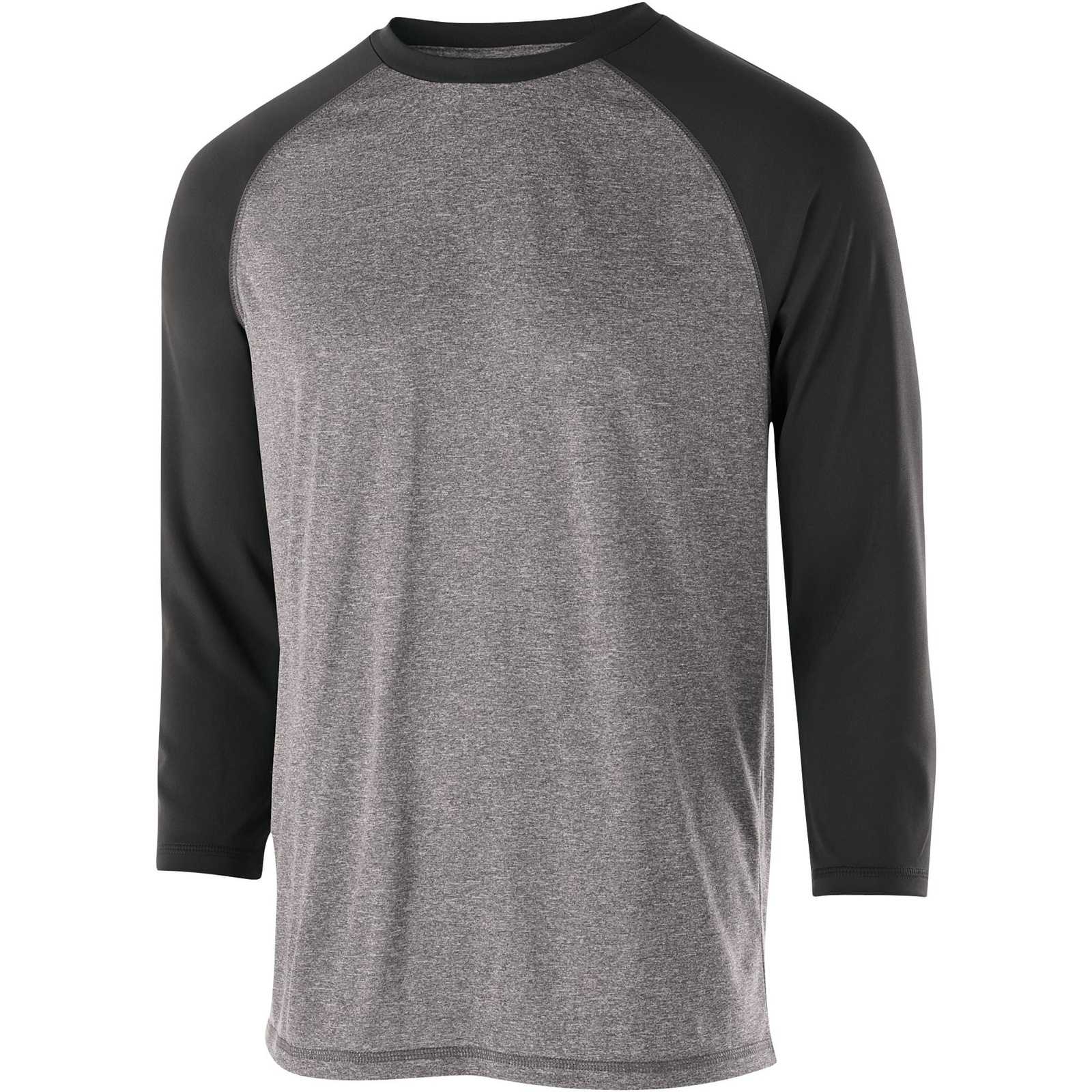 Holloway 222538 Typhoon Shirt - Graphite Heather Carbon - HIT a Double