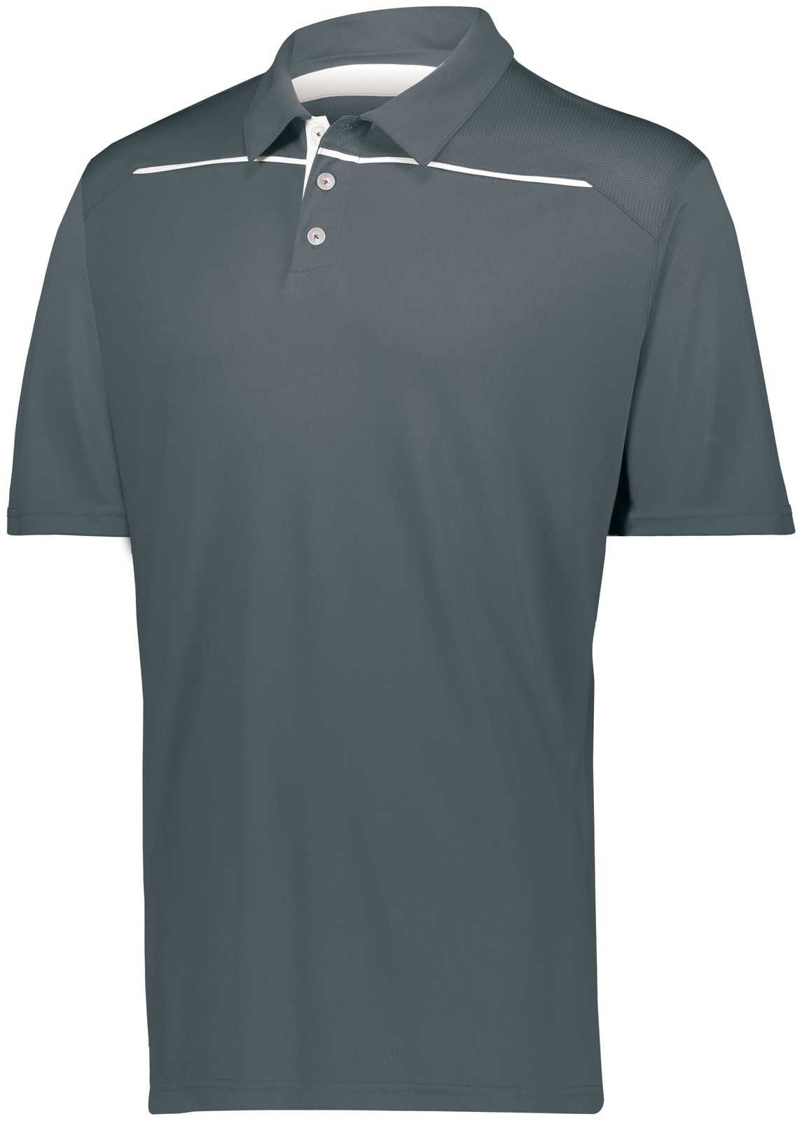 Holloway 222561 Defer Polo - Graphite White - HIT a Double