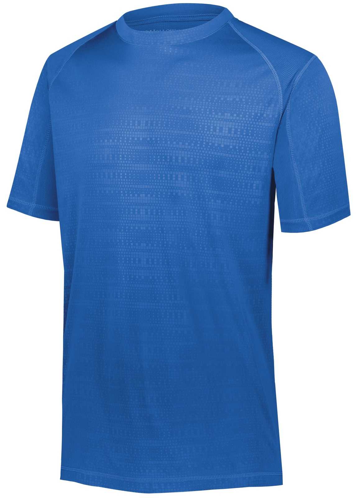 Holloway 222563 Converge Wicking Shirt - Royal - HIT a Double