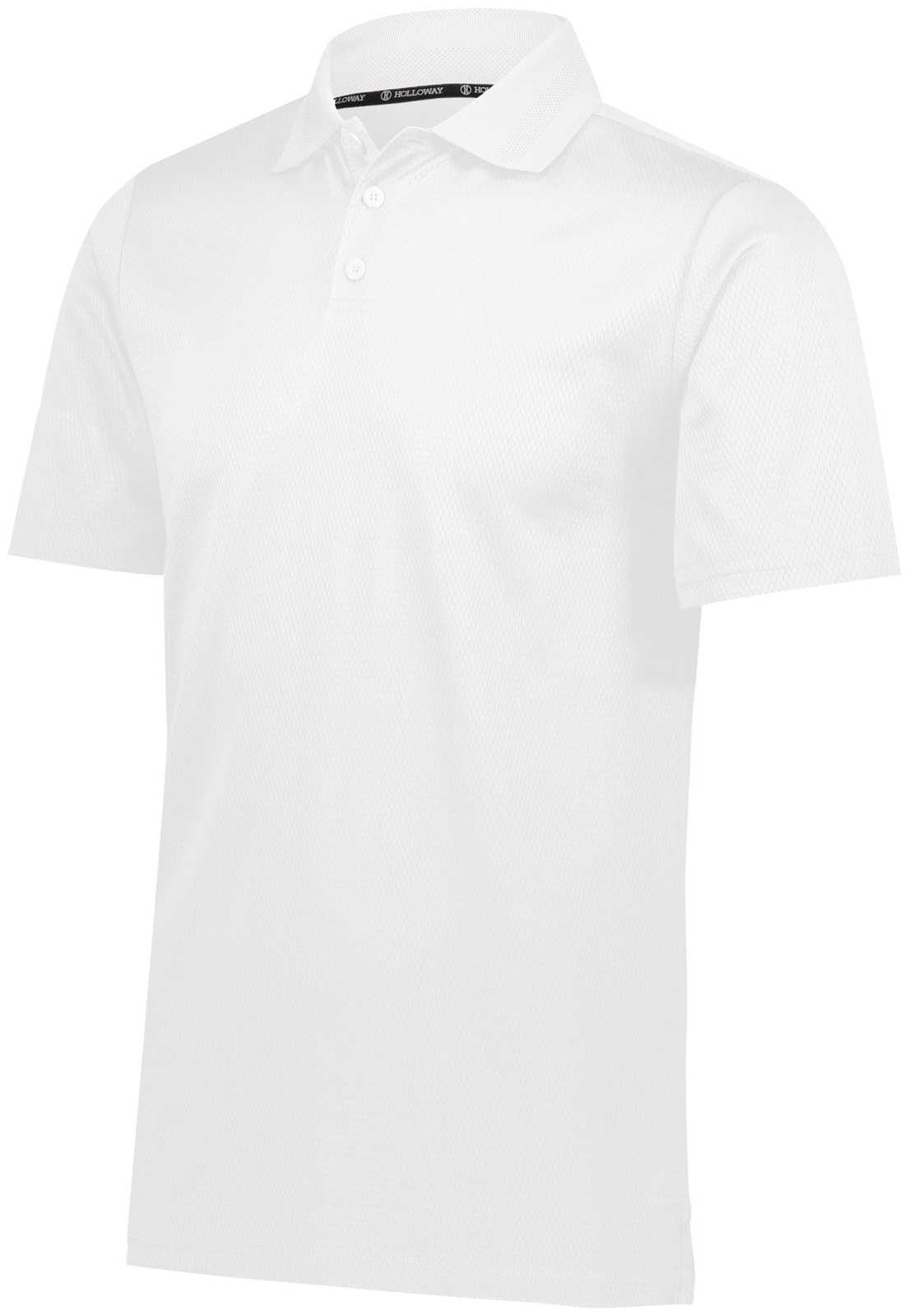 Holloway 222568 Prism Polo - White - HIT a Double