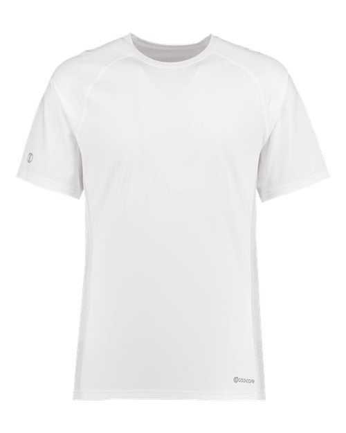 Holloway 222571 Electrify CoolCore T-Shirt - White - HIT a Double