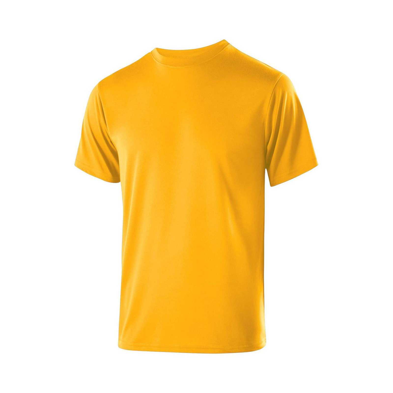 Holloway 222623 Youth Gauge Shirt Short Sleeve - Light Gold - HIT a Double