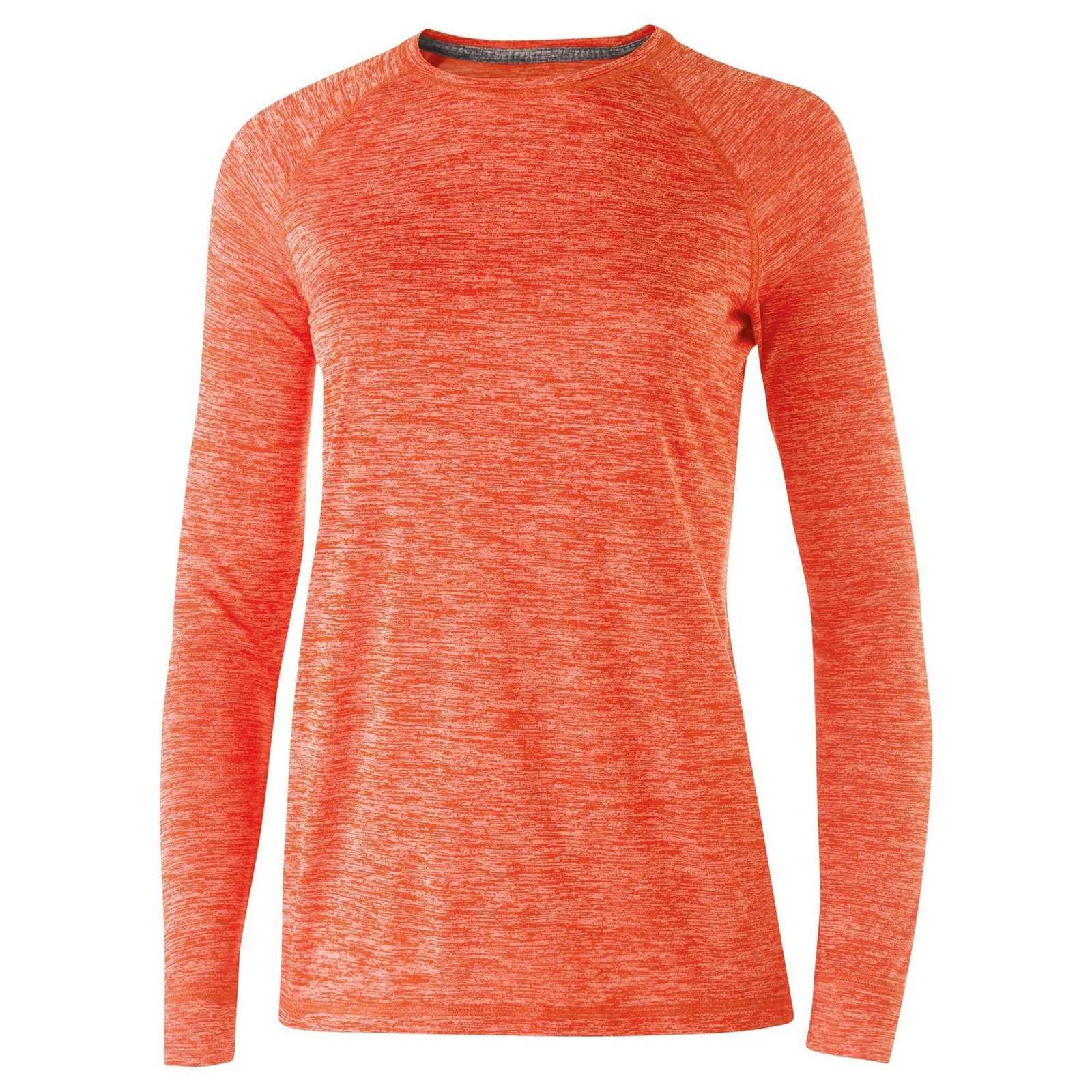 Holloway 222724 Ladies' Electrify 2.0 Shirt Long Sleeve - Orange - HIT a Double