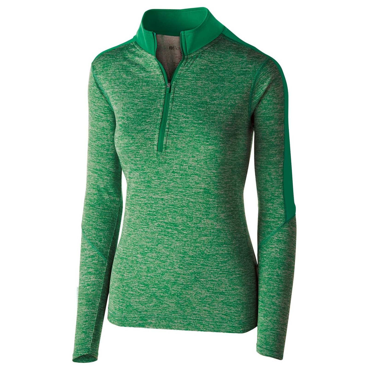 Holloway 222742 Ladies&#39; Electrify 1/2 Zip Pullover - Kelly Heather Kelly - HIT a Double