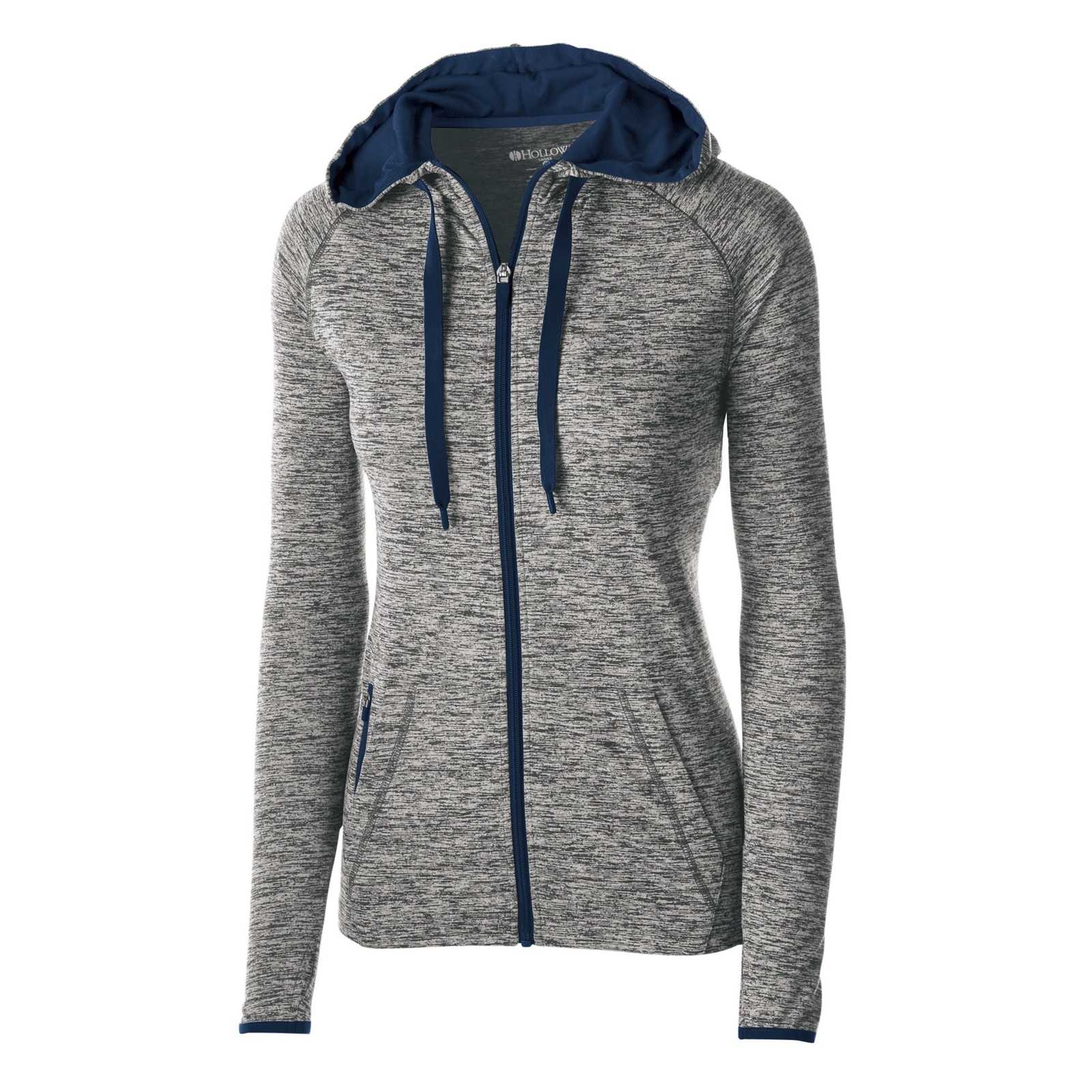 Holloway 222743 Ladies' Force Jacket - Carbon Heather Navy - HIT a Double