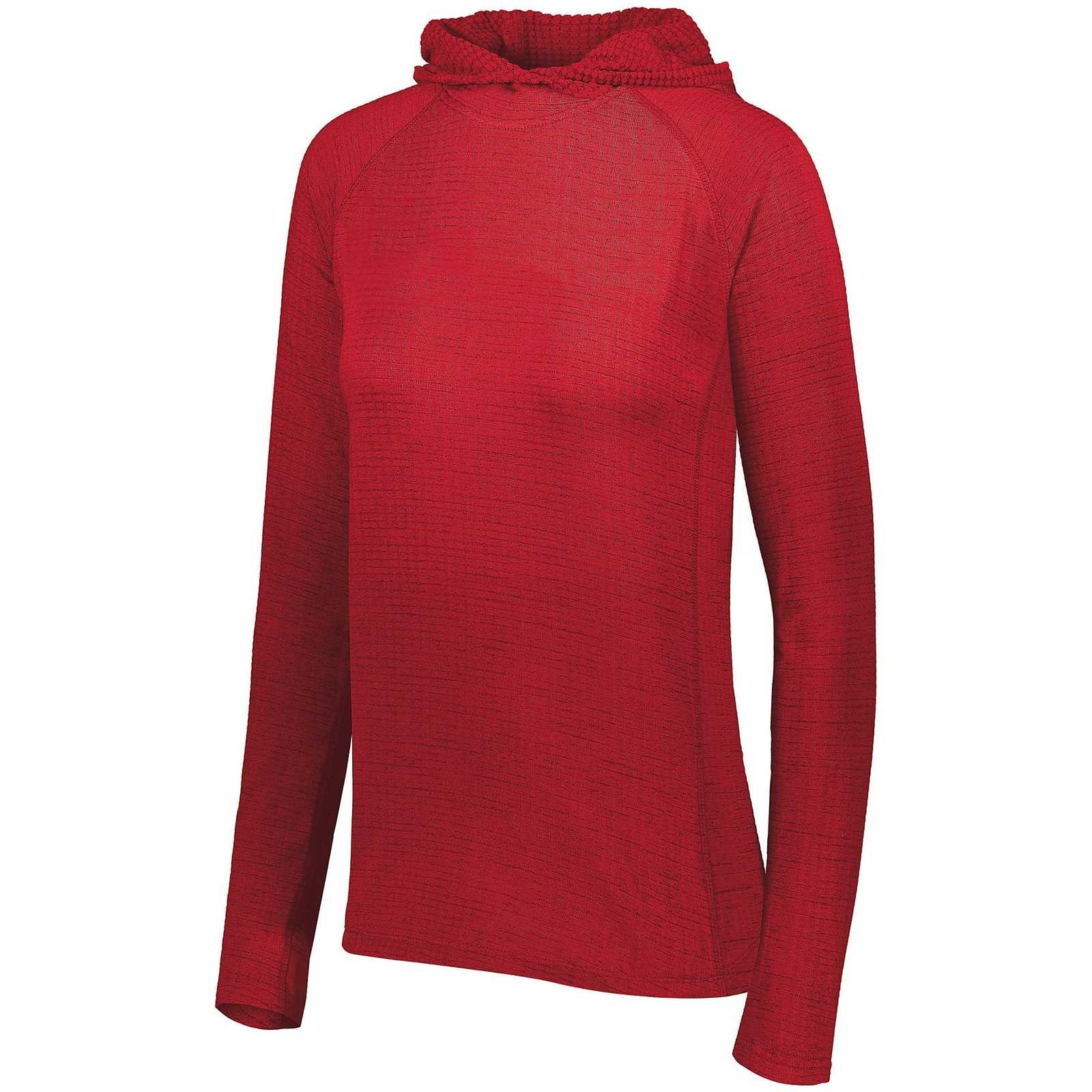 Holloway 222753 Ladies 3D Regulate Lightweight Pullover - Scarlet Heather - HIT a Double