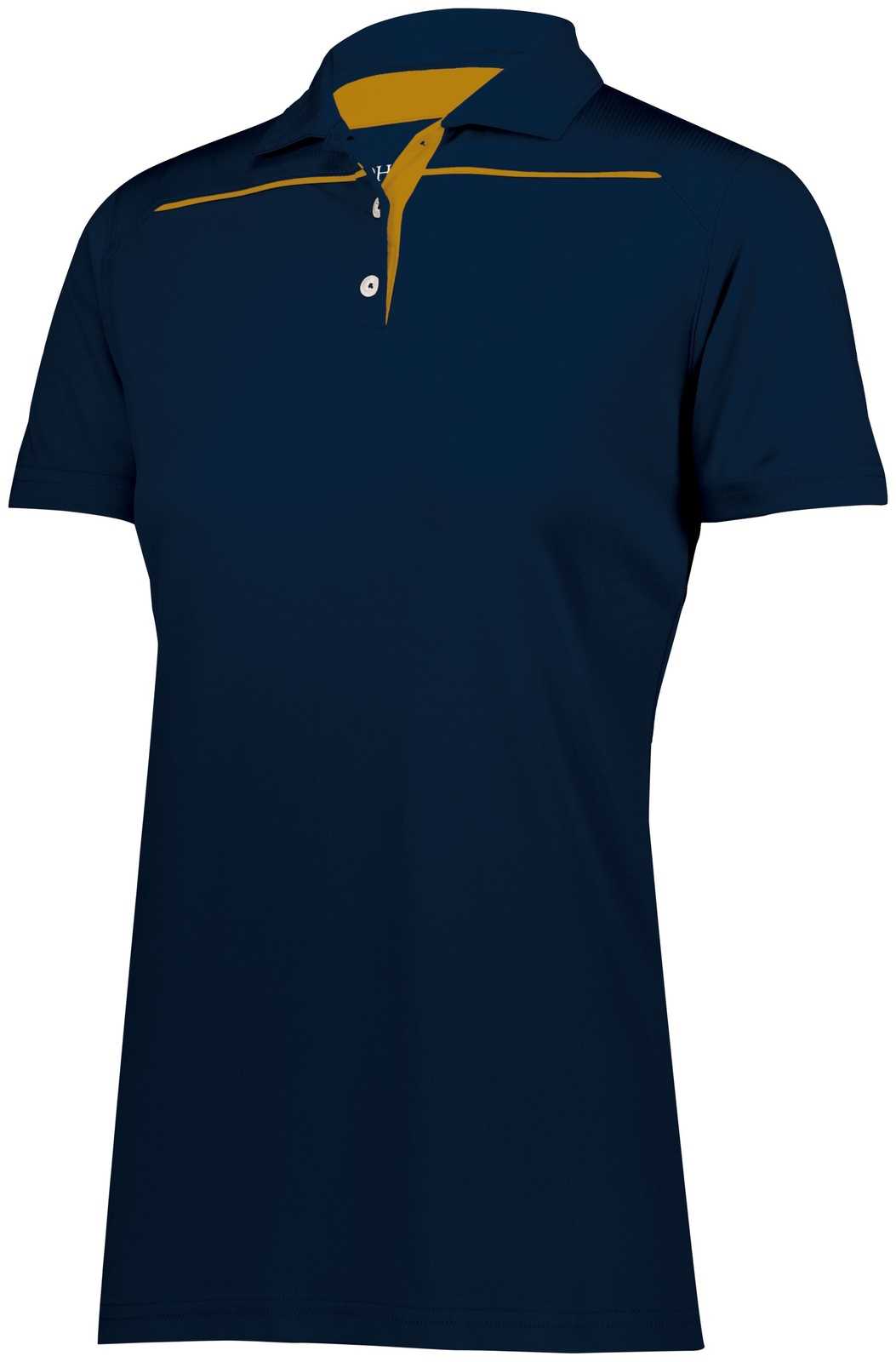 Holloway 222761 Ladies Defer Polo - Navy Gold - HIT a Double