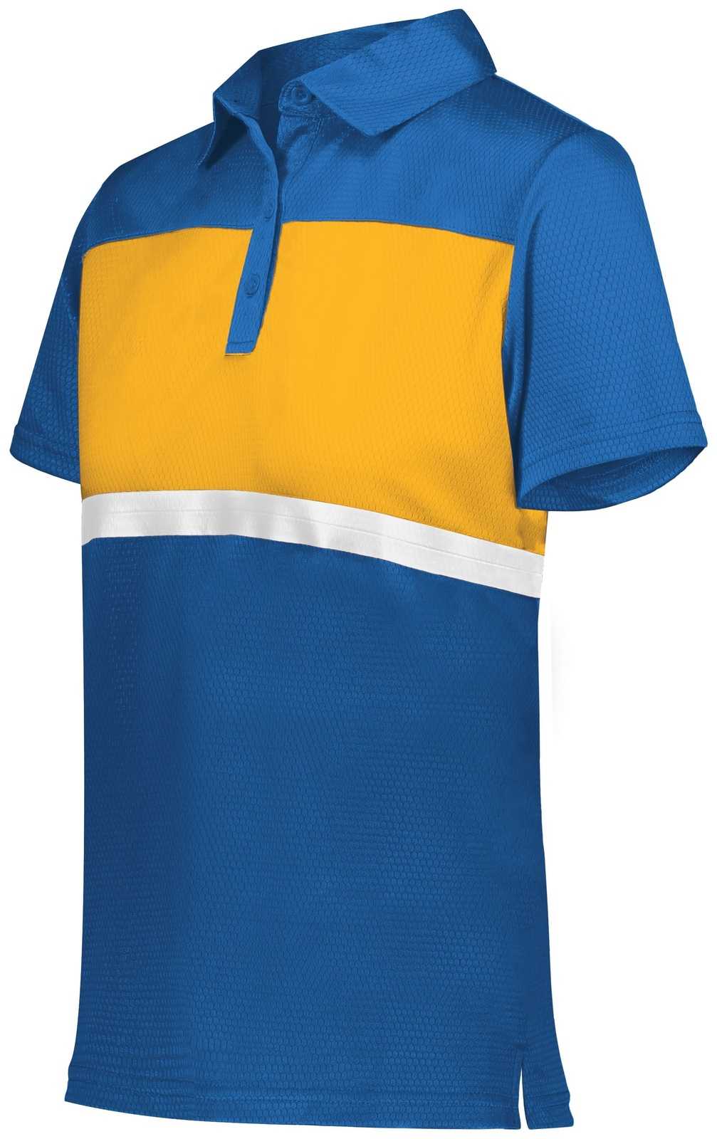 Holloway 222776 Ladies Prism Bold Polo - Royal Gold - HIT a Double