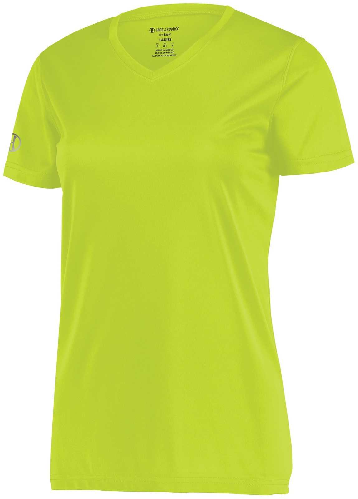 Holloway 222820 Ladies Momentum Tee - Lime - HIT a Double