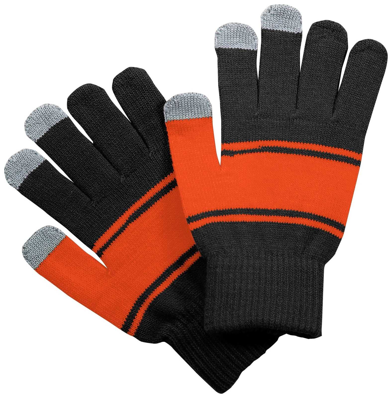 Holloway 223863 Homecoming Glove - Black Orange - HIT a Double
