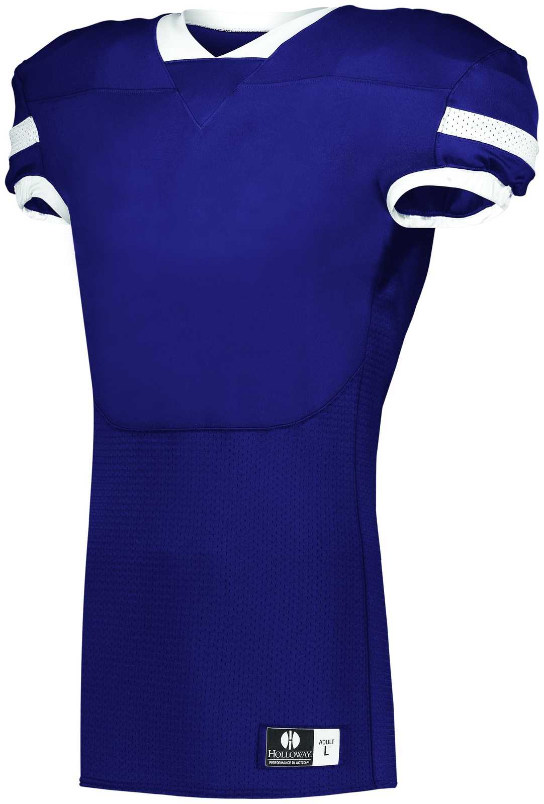 Holloway 226023 Veer 1.0 Football Jersey - Purple White - HIT a Double