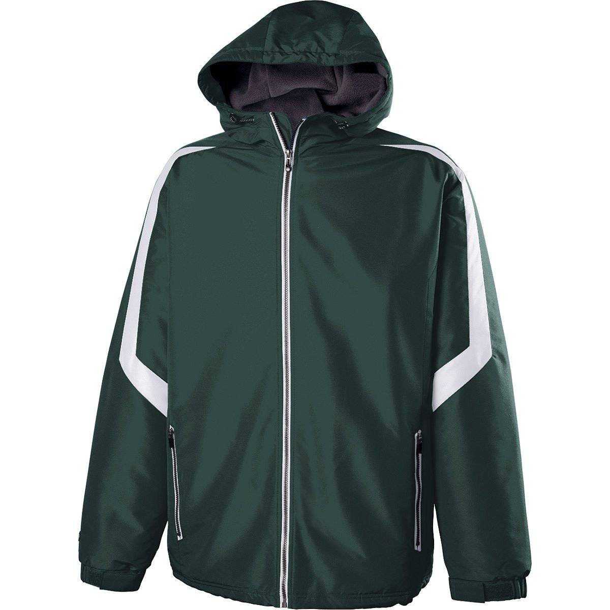 Holloway 229059 Charger Jacket - Dark Green White - HIT a Double