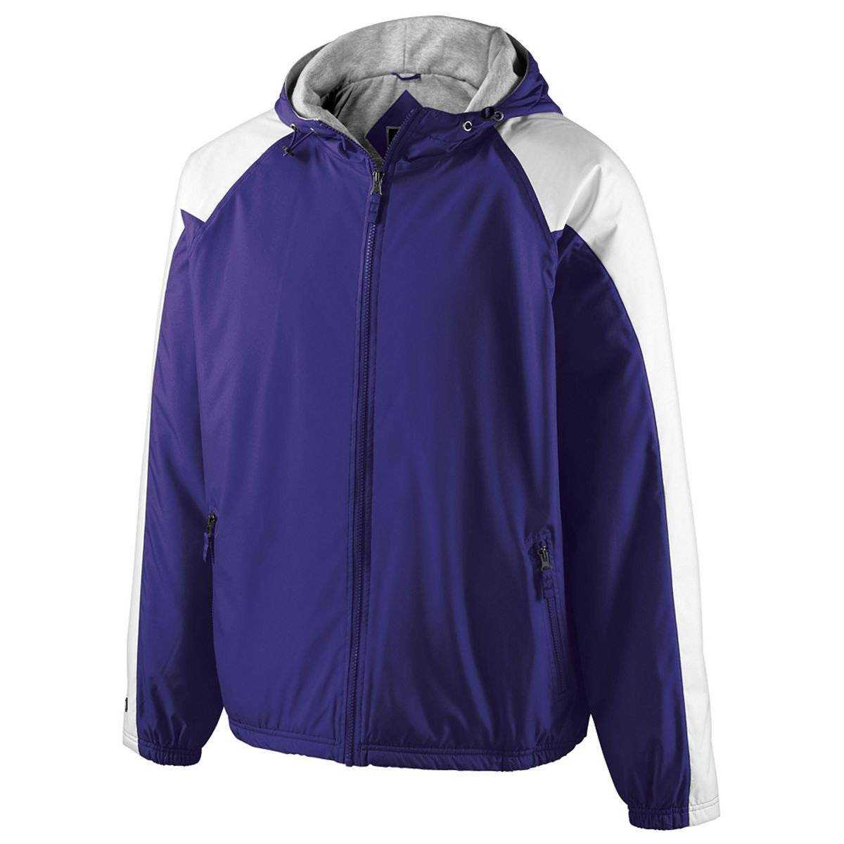 Holloway 229111 Homefield Jacket - Purple White - HIT a Double
