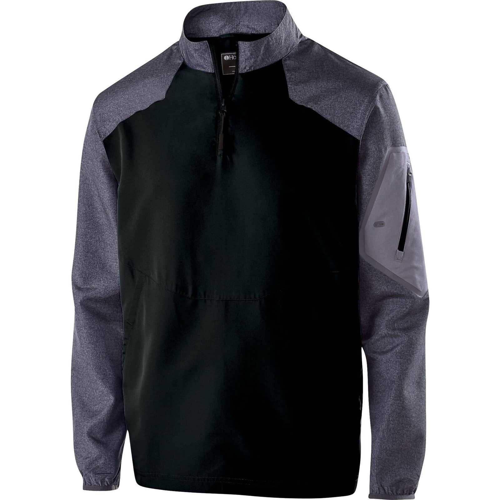 Holloway 229155 Raider Pullover - Carbon Print Black - HIT a Double