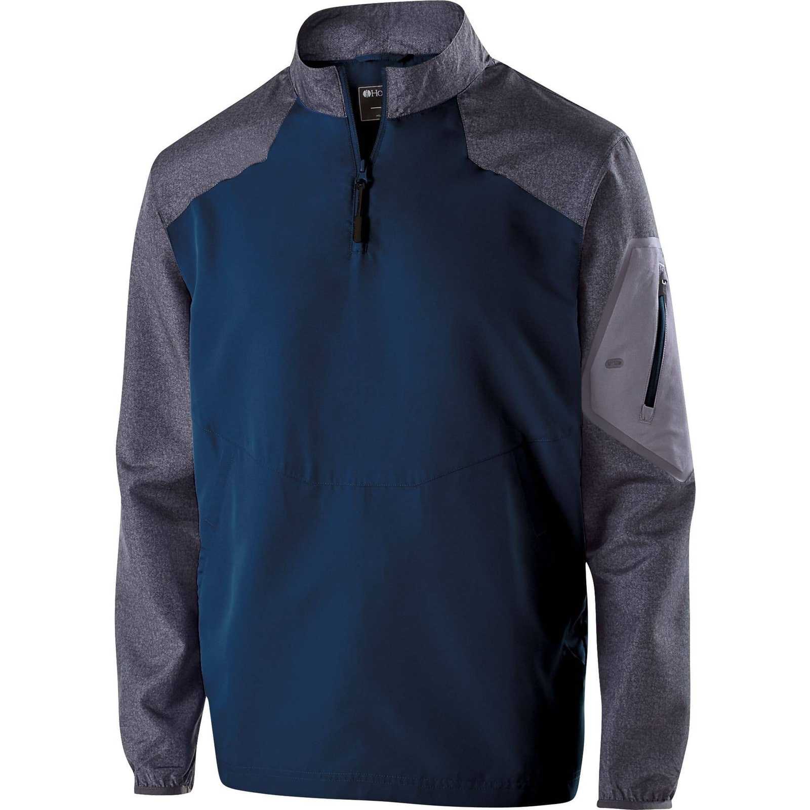 Holloway 229155 Raider Pullover - Carbon Print Navy - HIT a Double
