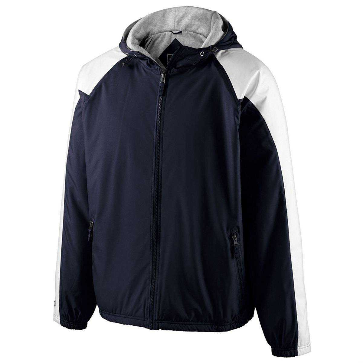 Holloway 229211 Youth Homefield Jacket - Navy White - HIT a Double
