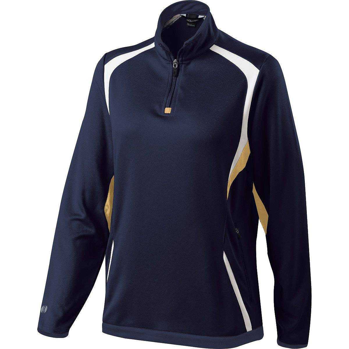 Holloway 229337 Ladies Transform Pullover - Navy Vegas Gold White - HIT a Double