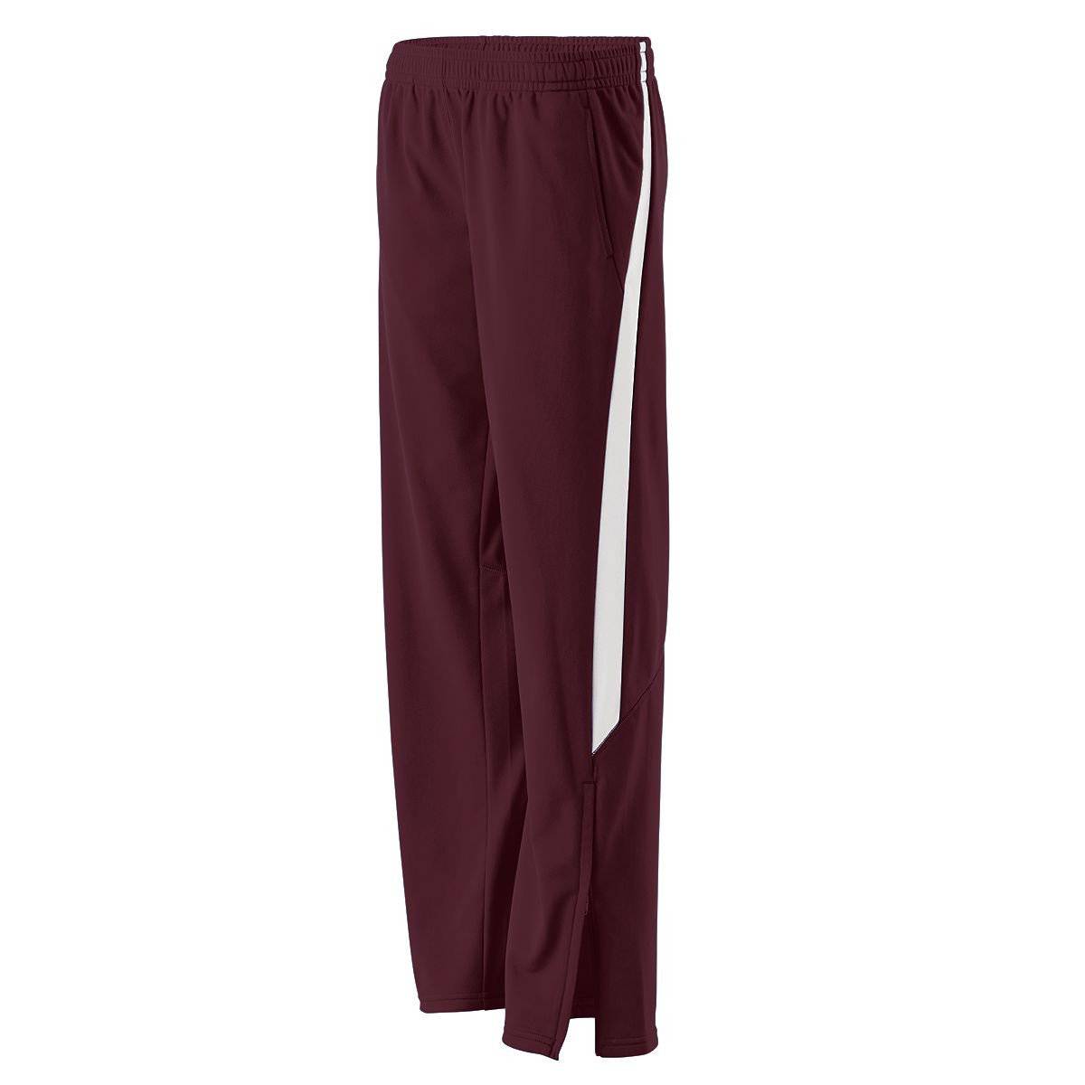 Holloway 229343 Ladies Determination Pant - Maroon White - HIT a Double
