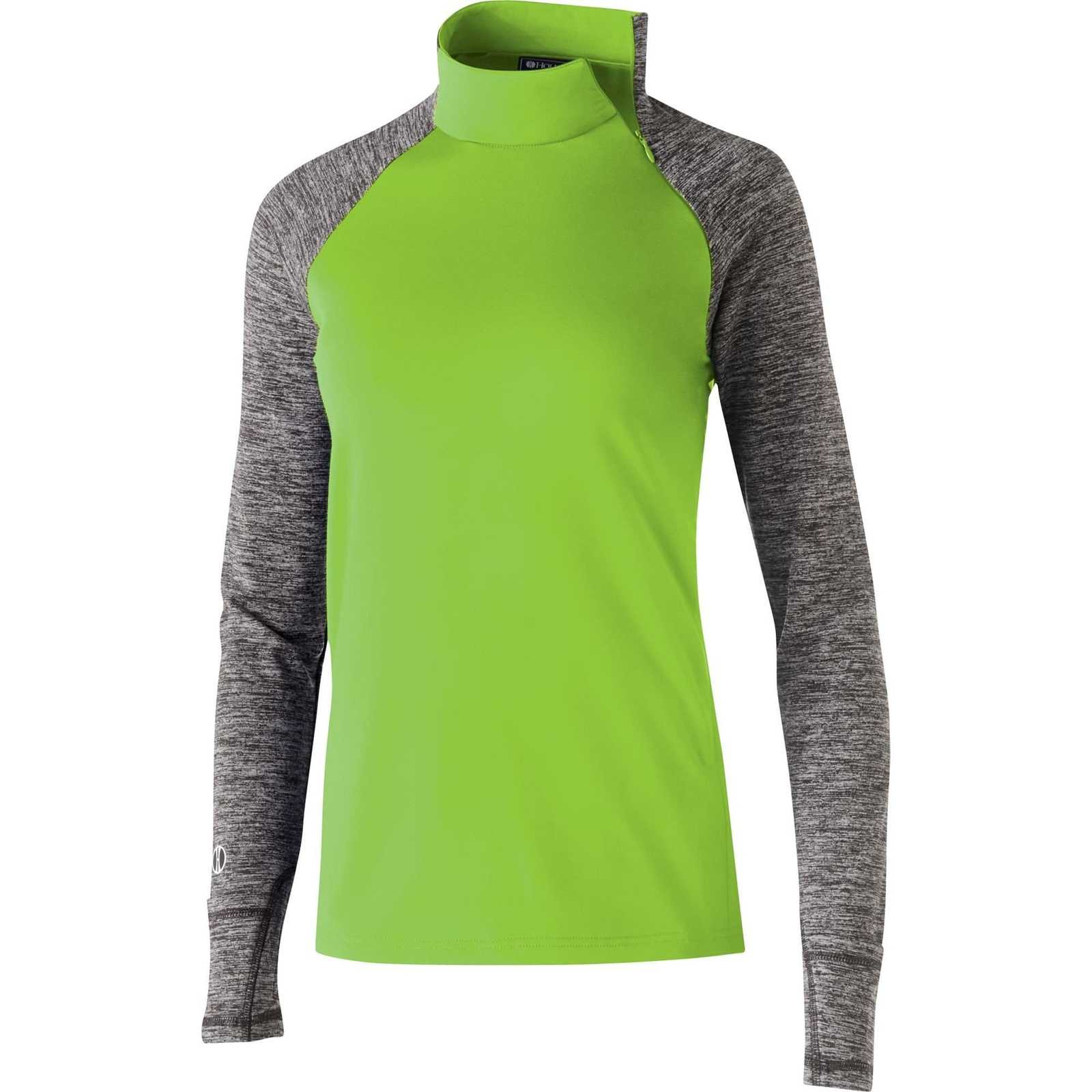 Holloway 229358 Ladies' Affirm Pullover - Lime Carbon Heather - HIT a Double