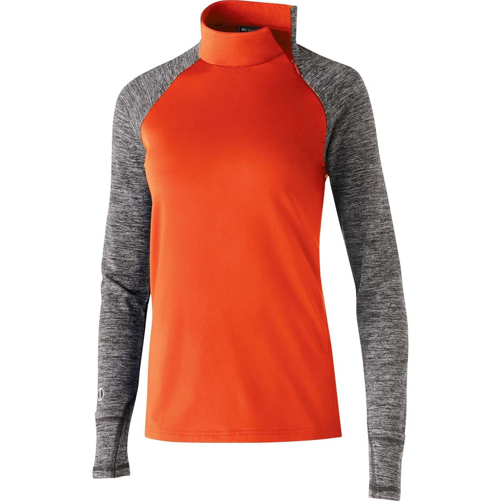 Holloway 229358 Ladies' Affirm Pullover - Orange Carbon Heather - HIT a Double