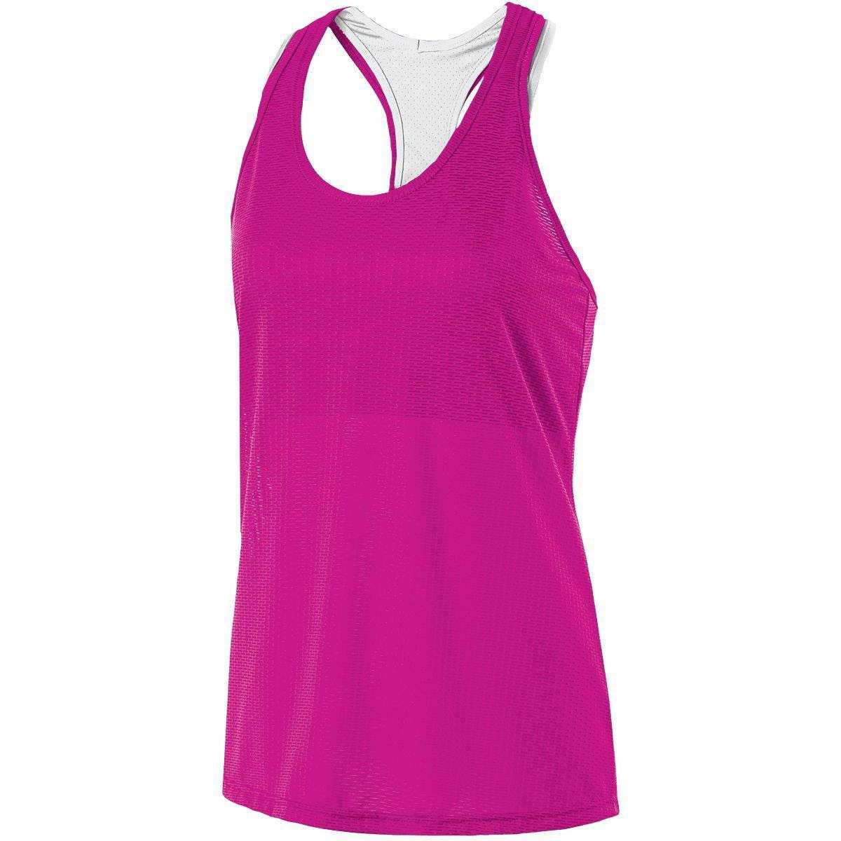 Holloway 229367 Ladies Precision Tank - Power Pink - HIT a Double