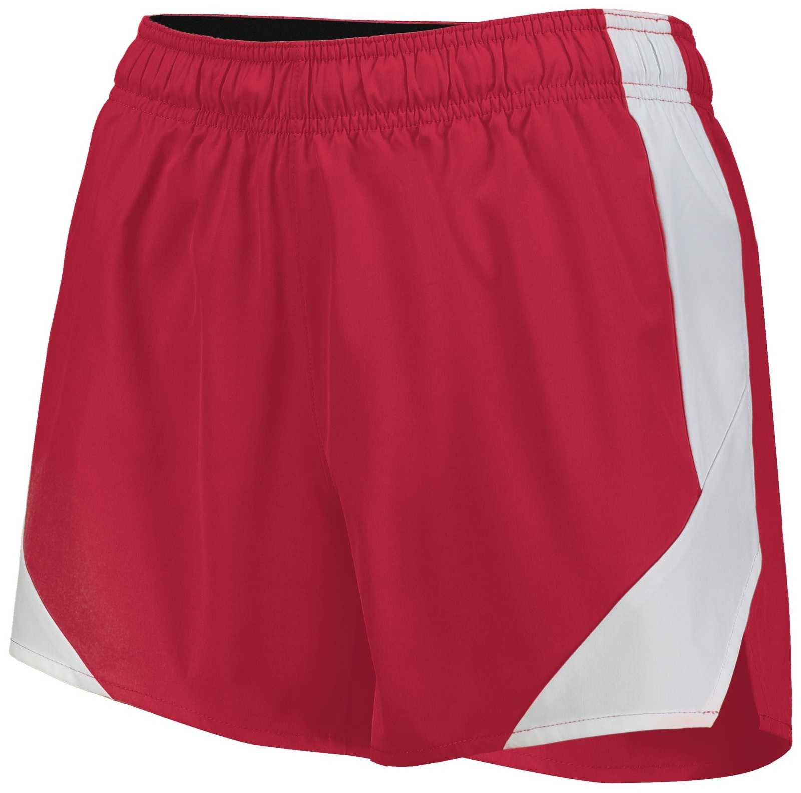 Holloway 229389 Ladies Olympus Shorts - Scarlet White - HIT a Double
