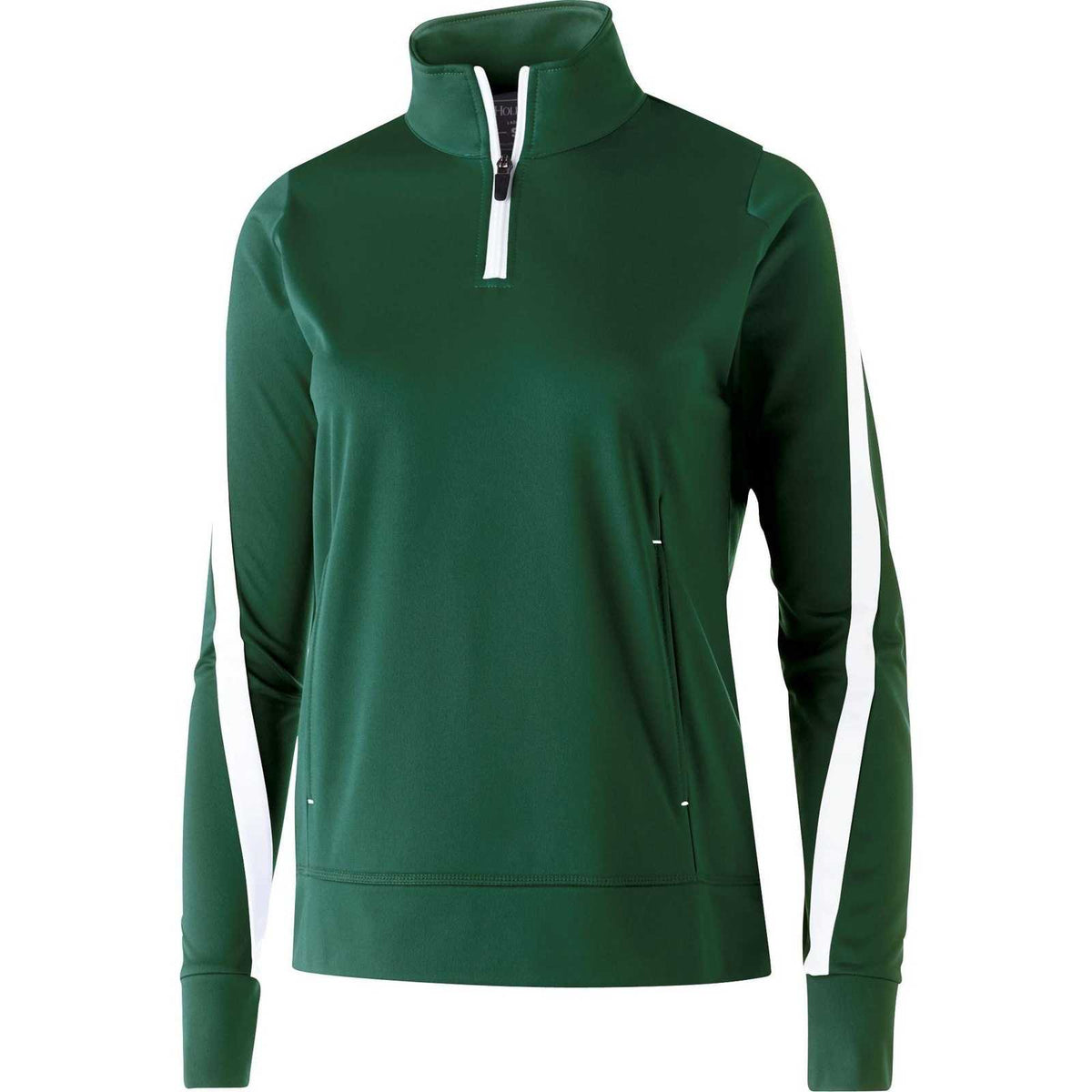Holloway 229392 Ladies&#39; Determination Pullover - Forest White - HIT a Double