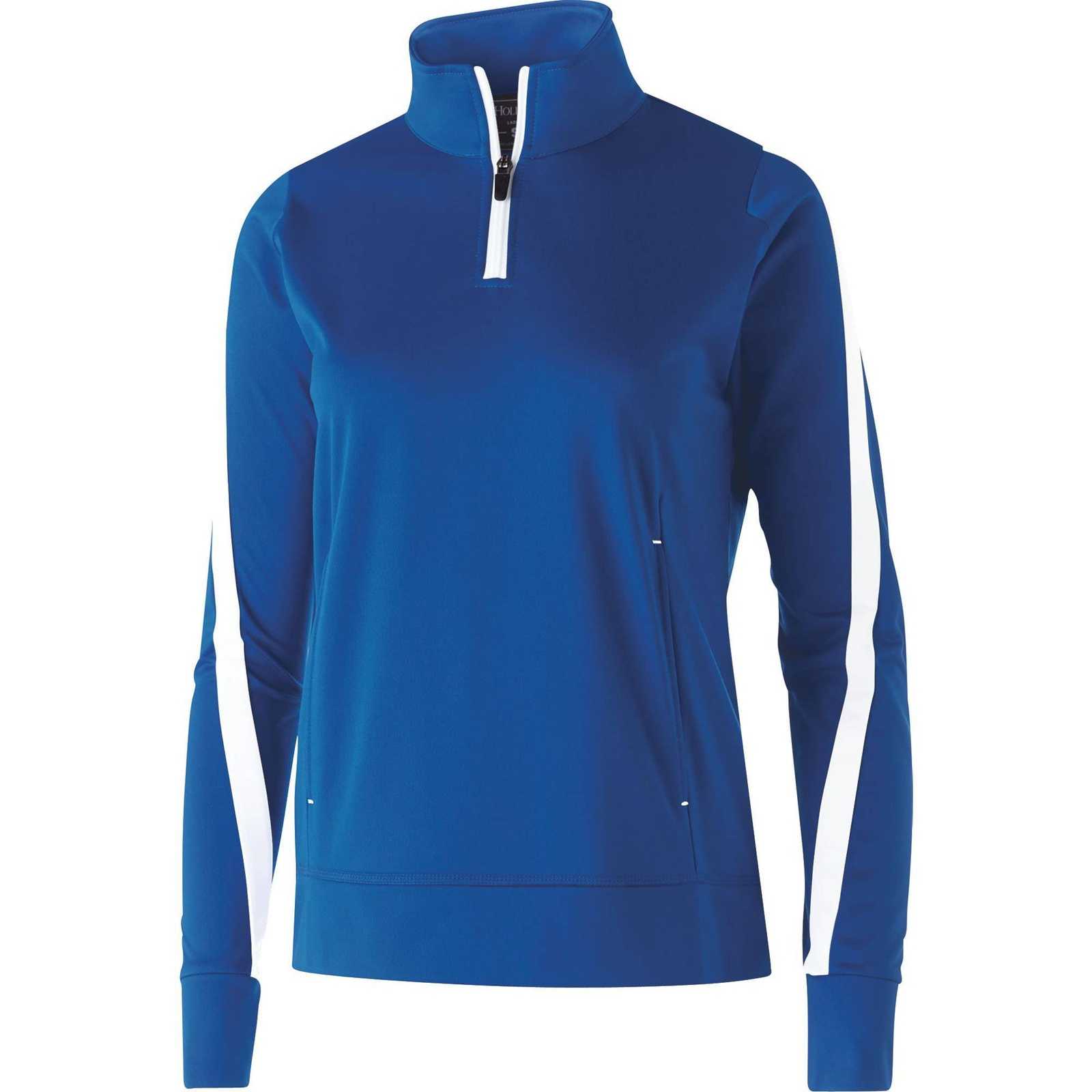 Holloway 229392 Ladies' Determination Pullover - Royal White - HIT a Double