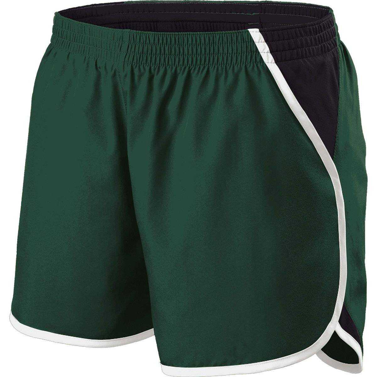 Holloway 229425 GirlS Energize Short - Forest Black White - HIT a Double