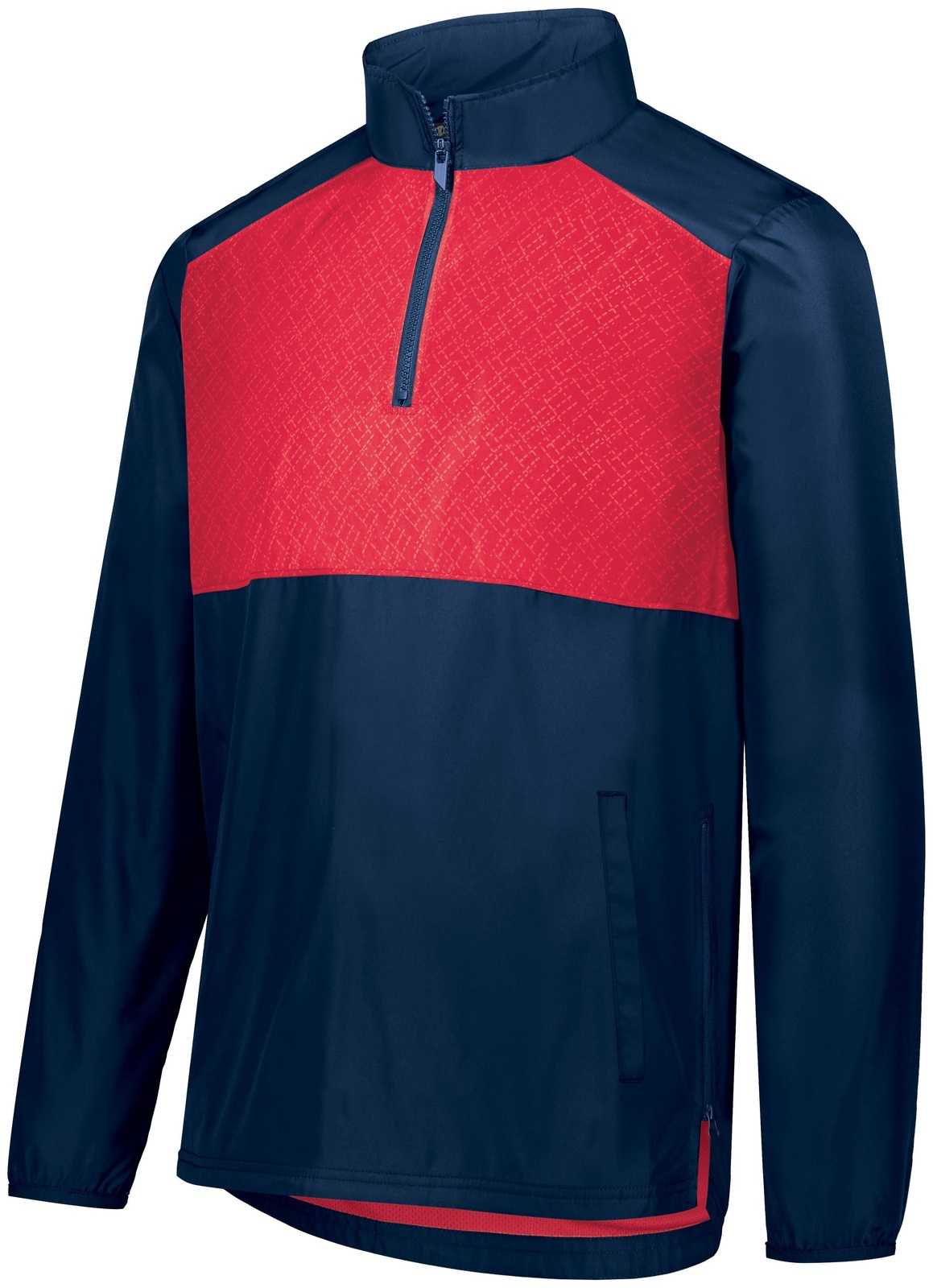 Holloway 229533 SeriesX Pullover - Navy Scarlet - HIT a Double