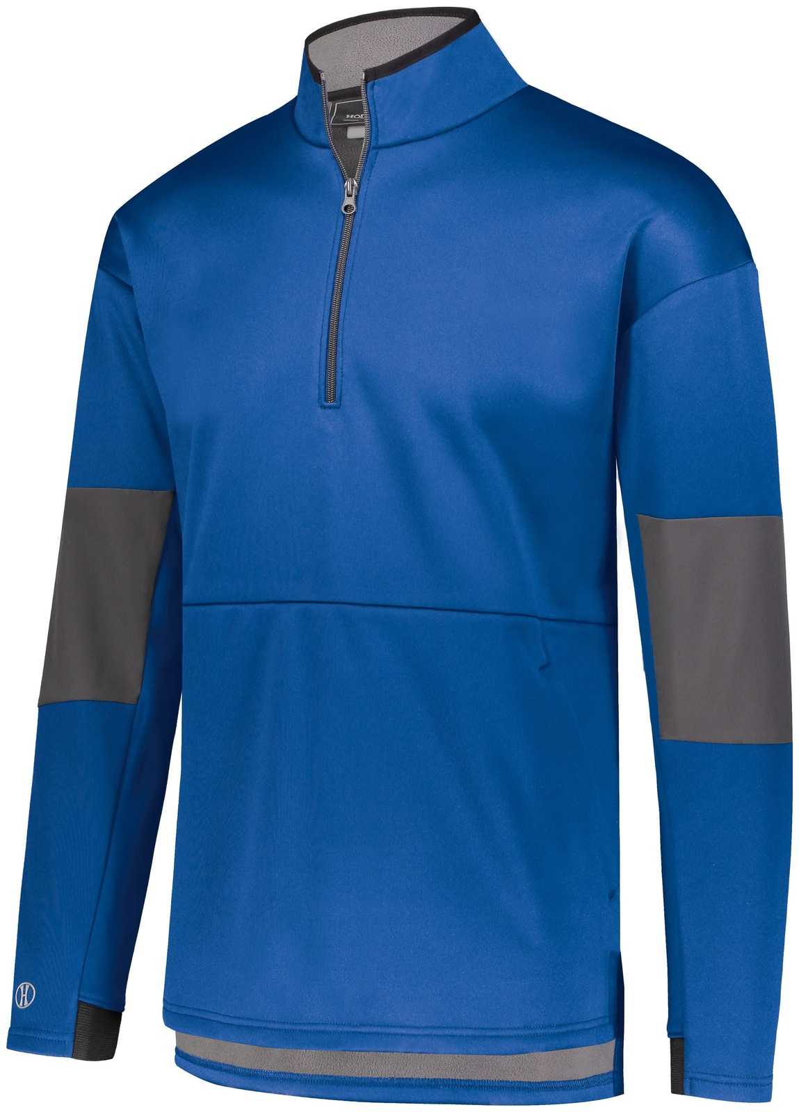 Holloway 229538 Sof-Stretch Pullover - Royal Carbon - HIT a Double