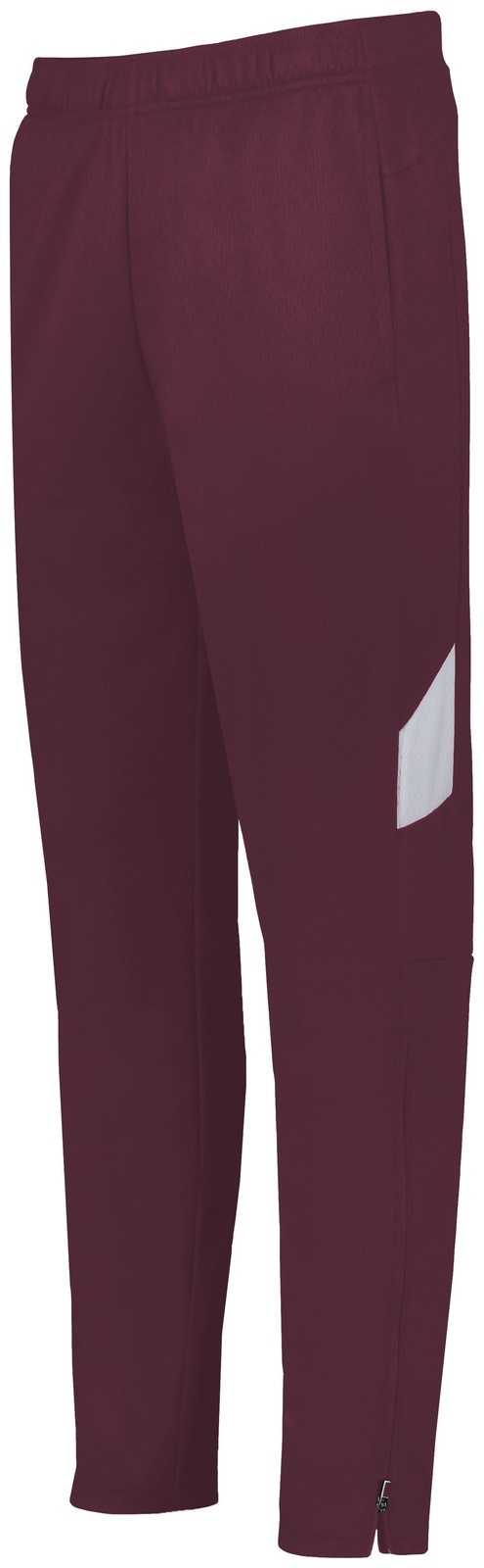 Holloway 229580 Limitless Pant - Maroon White - HIT a Double
