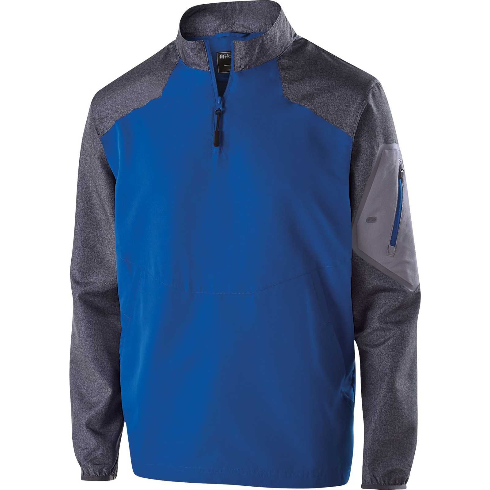 Holloway 229655 Youth Raider Pullover - Carbon Royal - HIT a Double