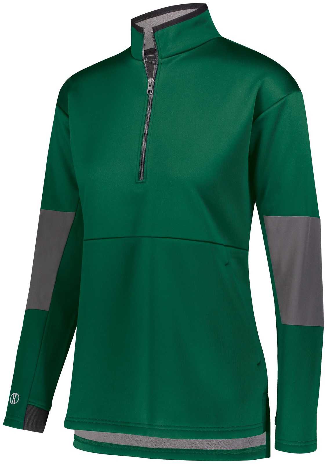 Holloway 229738 Ladies Sof-Stretch Pullover - Forest Carbon - HIT a Double