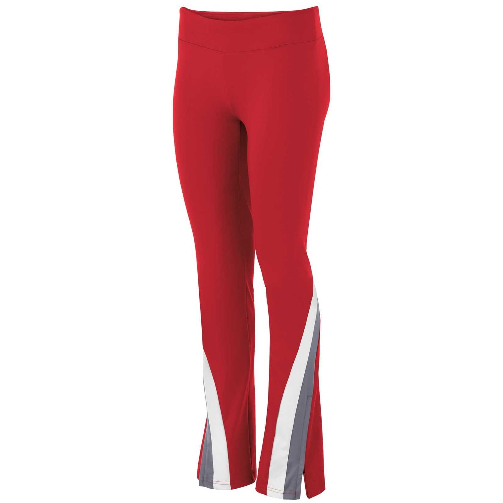 Holloway 229773 Ladies' Aerial Pant - Scarlet Graphite White - HIT a Double