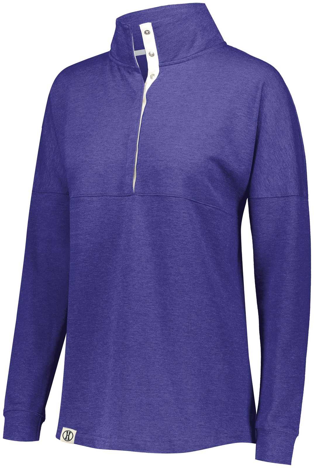 Holloway 229775 Ladies Sophomore Pullover - Purple Heather - HIT a Double